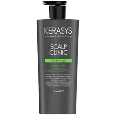 Шампунь для волос Уход за сухой и чувствительной кожей головы Scalp Clinic Aekyung, Kerasys 600 мл