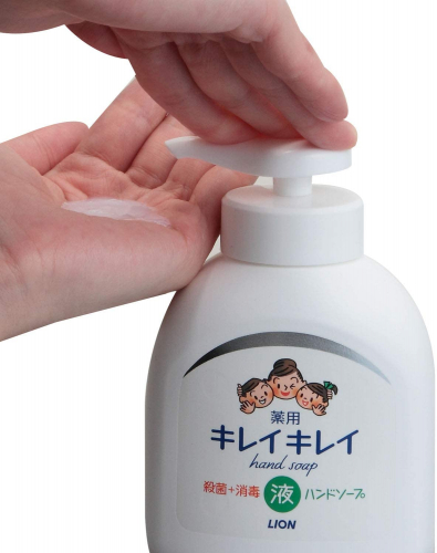 Жидкое антибактериальное мыло для рук Kirei Kirei, LION 250 мл (с ароматом цитрусовых)