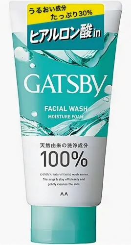 Увлажняющая пенка для умывания для жирной и проблемной кожи с ароматом морской свежести Gatsby Facial Wash Moisture Foam, MANDOM  130 г
