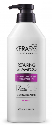 Восстанавливающий шампунь для волос Damage Care Repairing Shampoo, KERASYS   400 мл