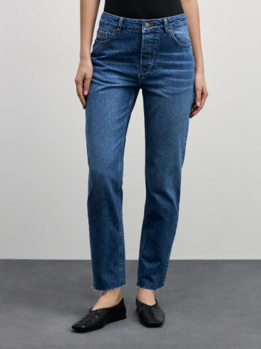 брюки джинсовые женские индиго