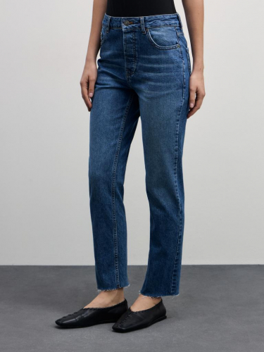 брюки джинсовые женские индиго