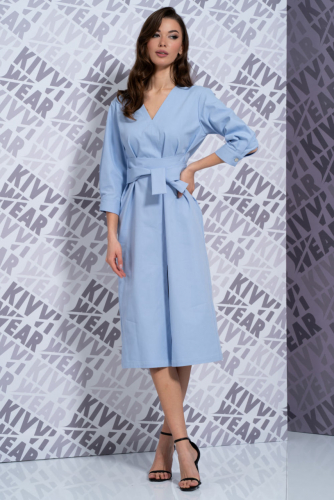 Платье Kivviwear 416405 голубой