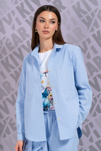 Рубашка Kivviwear 416006 голубой