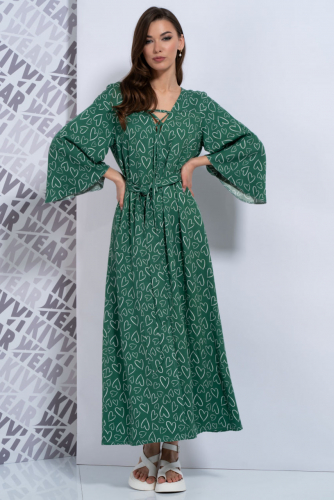 Платье Kivviwear 417803 зеленый