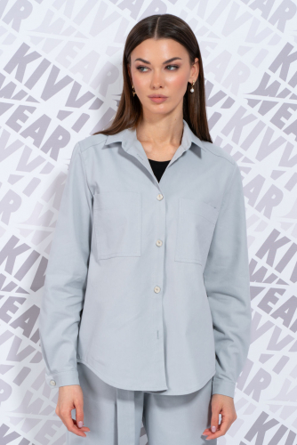 Рубашка Kivviwear 416004 светло-серый