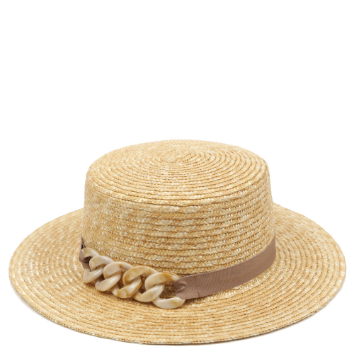 WG1-1 FABRETTI Шляпа жен. натуральная соломка