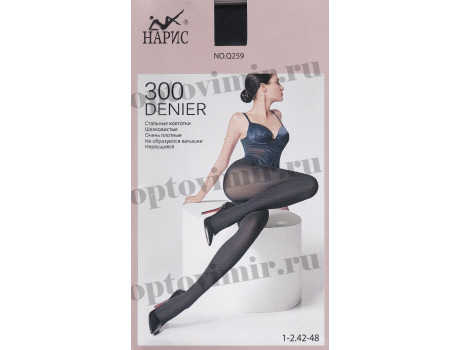 Колготки женские Naris 300d плотные из микрофибры Q259