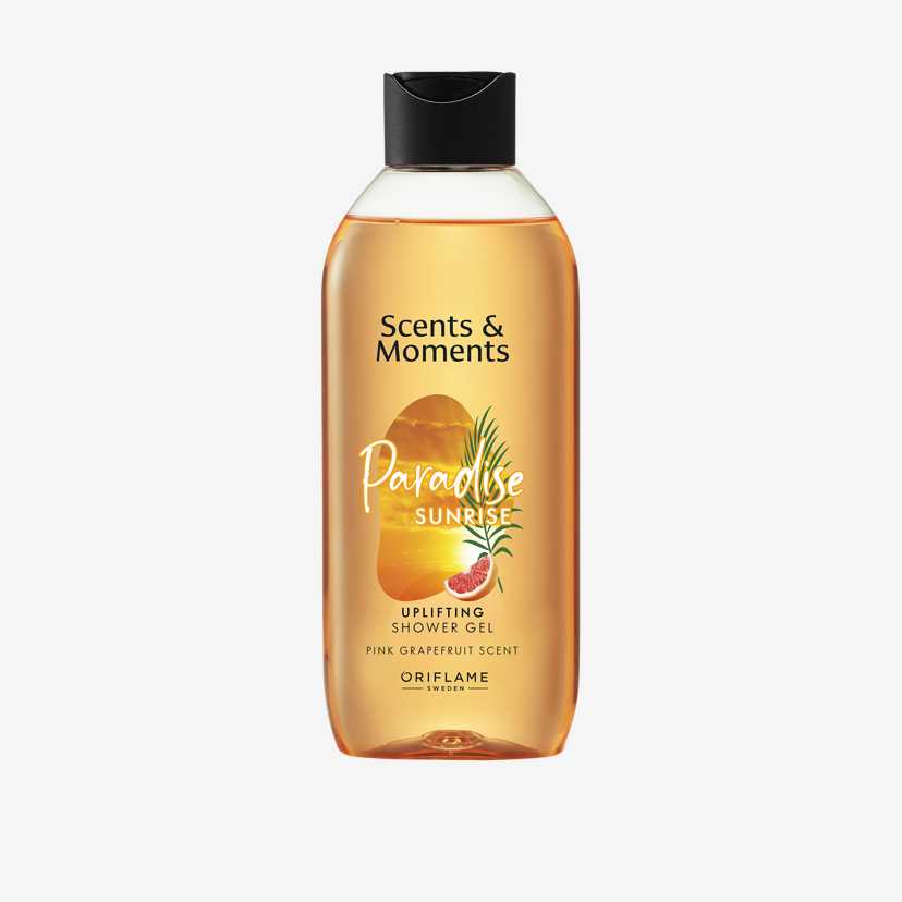 Бодрящий гель для душа с розовым грейпфрутом Scents & Moments 39426