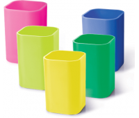Подставка-органайзер (стакан для ручек), 5 цветов ассорти, Унипласт 231889