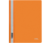 Папка-скоросшиватель пластик. СТАММ А4, 180мкм, оранжевая с прозр. верхом, ММ-31266, 362115