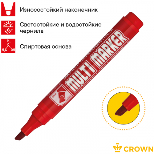 Маркер перманентный Crown 