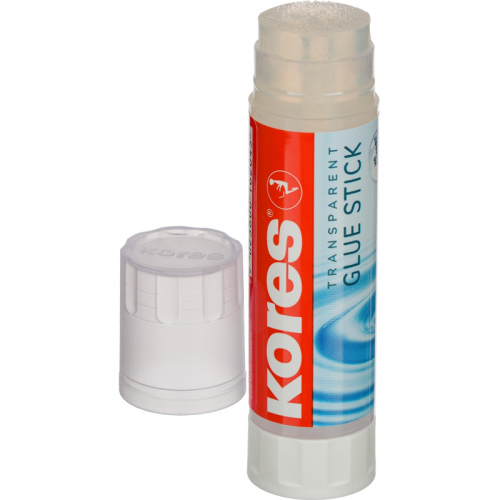 Клей-карандаш KORES 21 г прозрачный 716578