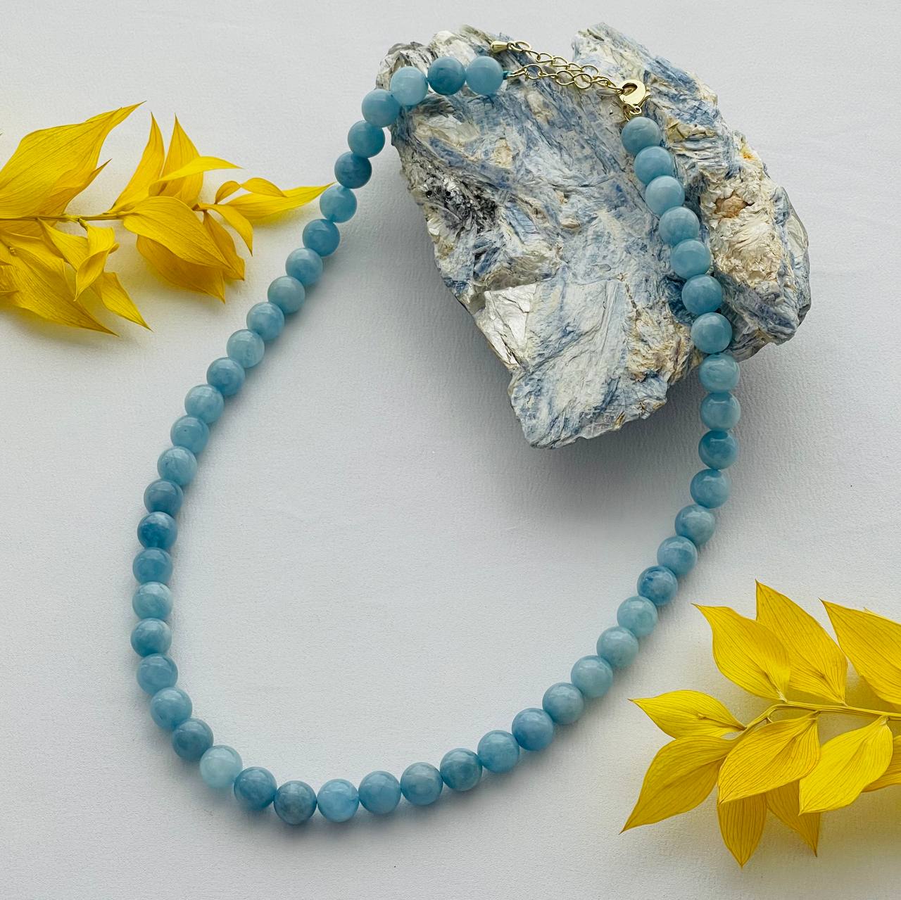 Радуга Самоцветов Бусы из Аквамарина