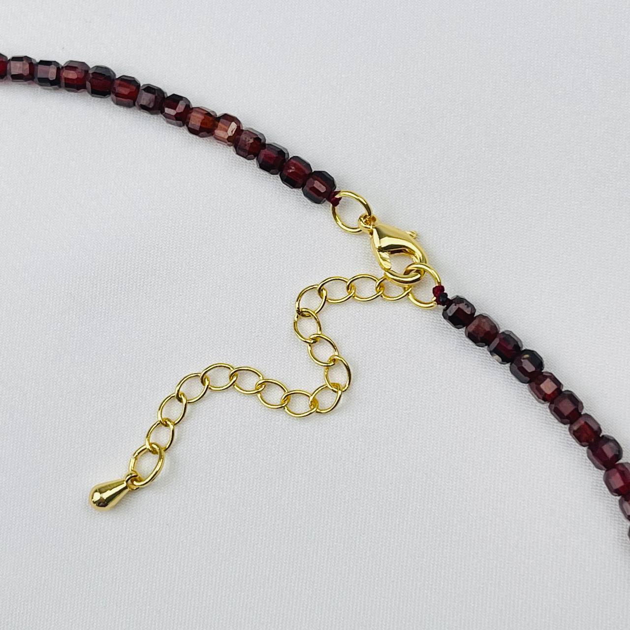 Радуга Самоцветов Бусы-Чокер из Граната