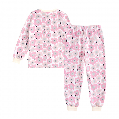Пижама лонгслив и брюки для девочек