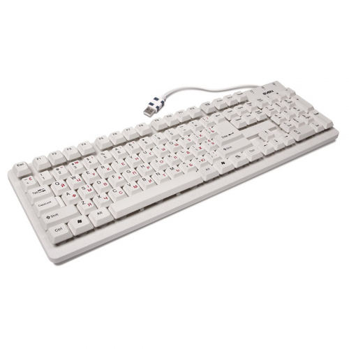 Клавиатура Sven Standard 301, USB, белый, SV-03100301UW, 353257