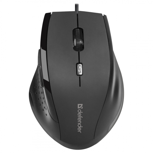 Мышь Defender Accura MM-362, USB, черный, 5btn+Roll, 52362, 367841