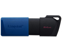 Флеш-диск 64GB KINGSTON DataTraveler Exodia M, разъем USB 3.2, черный/синий, DTXM/64GB 513781