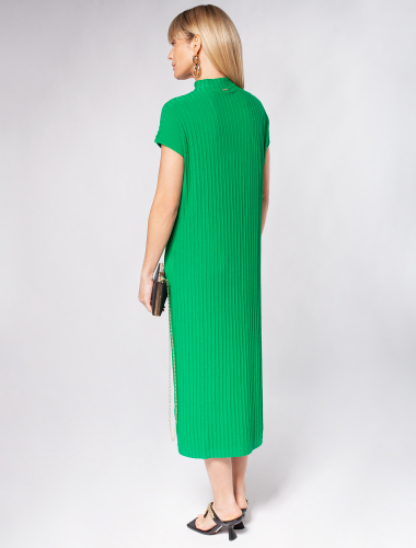 Ст.цена 2390р Тонкое вязаное платье из вискозы D32.040 зеленый
