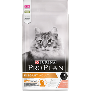 Pro Plan для кошек, для поддержания красоты шерсти и здоровья кожи, с лососем, (1,5 кг)