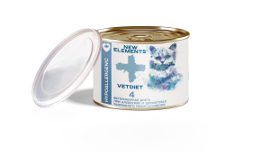NEW ELEMENTS VETDIET консервы для кошек 4 Hypoallergenic с рыбой, 240 г