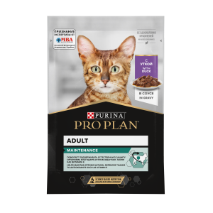 Pro Plan Adult Nutri Savour, для взрослых кошек, с уткой в соусе, 85 г