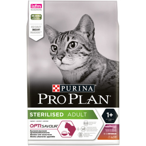 Pro Plan для стерилизованных кошек и кастрированных котов с уткой и печенью, (400 г)
