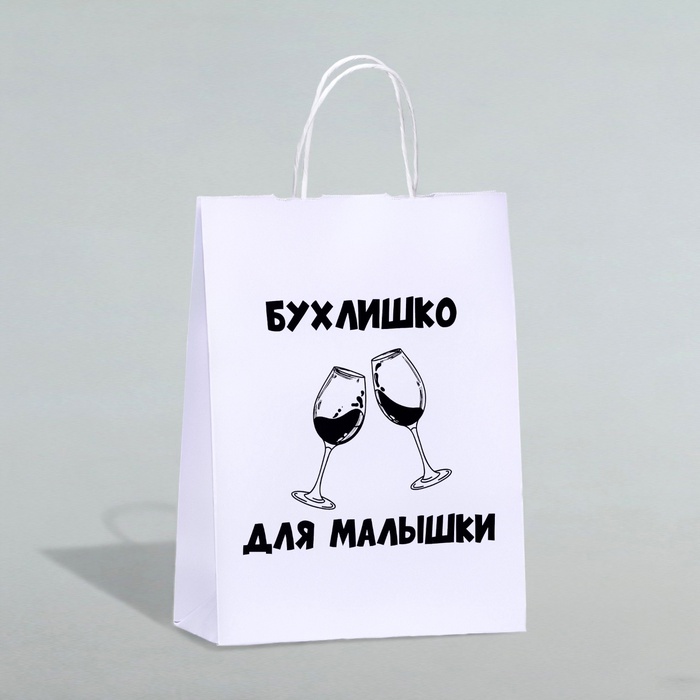 Пакет подарочный «Для малышки», 24×10.5×32 см, 1 шт.