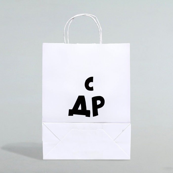 Пакет подарочный «С др крч!», 24×10×32 см 1 шт.