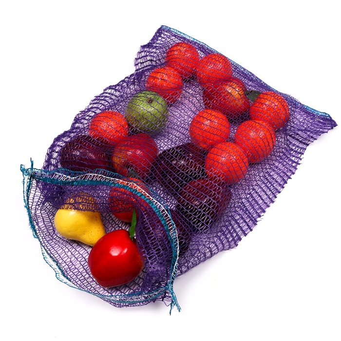 Сетка овощная, фиолетовая, 35×60 см, 15 кг
