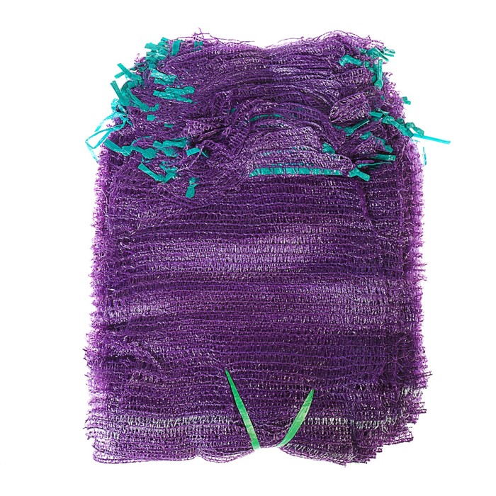 Сетка овощная с ручками, фиолетовая, 25×39 см, 5 кг