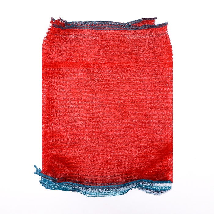 Сетка овощная с ручками, красная, 30×47 см, 8 кг