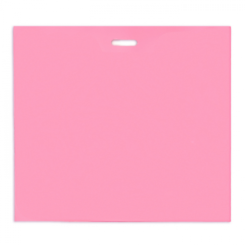 Пакет полиэтиленовый с вырубной ручкой, 64-60+8 60 мкм Розовый