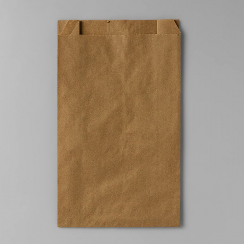 Пакет бумажный фасовочный, крафт, V-образное дно 30 х 17 х 7 см, набор 100 шт