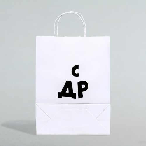 Пакет подарочный «С др крч!», 24×10×32 см 1 шт.