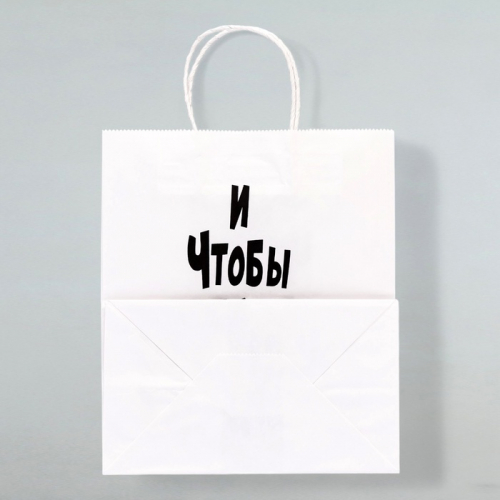 Пакет подарочный с приколами «И чтобы песок не сыпался», 24×14×30 см