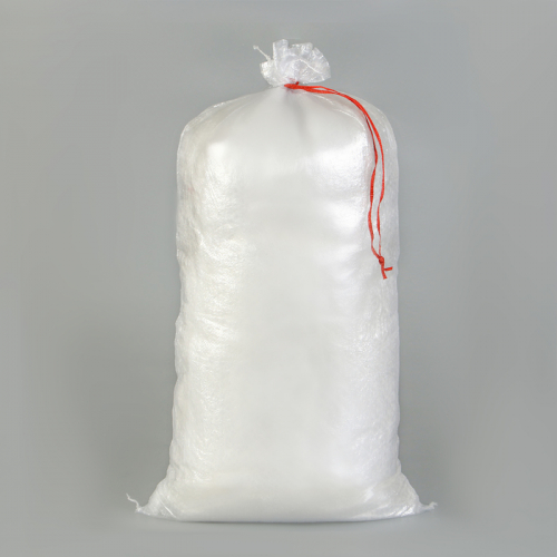 Мешок для урожая, полипропиленовый, 55 × 95 см, на 50 кг, прозрачный, с завязками