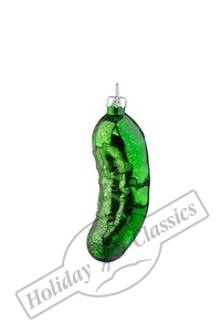 Огурчик зеленый (стекло) 3,5х9 см