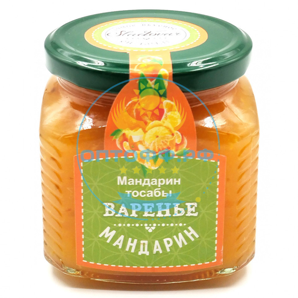 Sladovar Варенье Мандарин 510гр (упак*8)