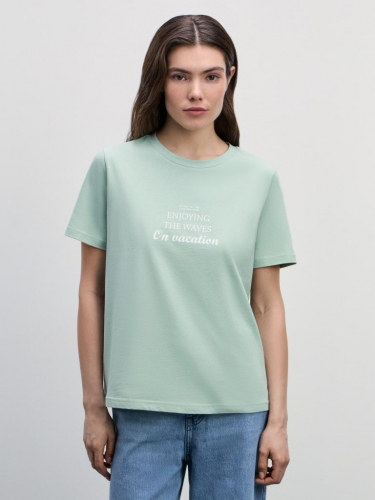 футболка женская мятный