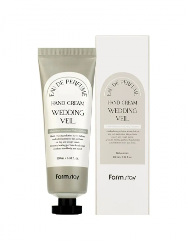 Farm Stay / Крем парфюмированный для рук с экстрактом дикой вишни/  EAU DE Perfume Hand Cream Wedding Veil 100 мл.