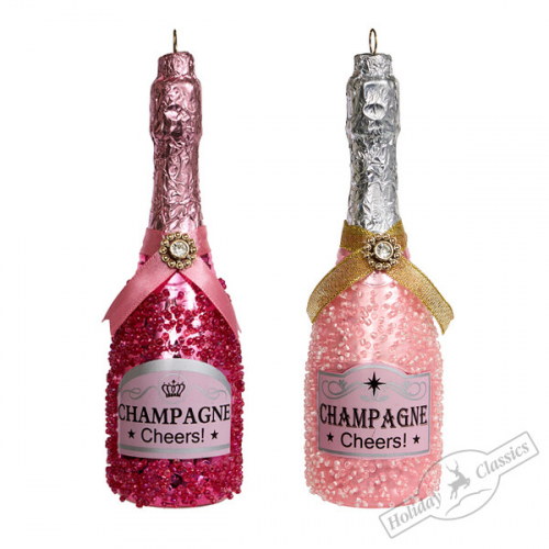 Шампанское розе асс. из 2-х (стекло) 5х5х16 см
