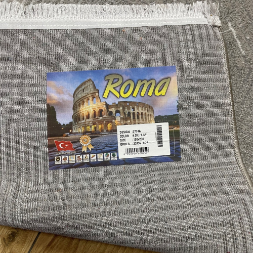 Ковер Roma 3774A_GREY_GREY