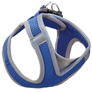 Triol Мягкая шлейка-жилетка нейлоновая синяя S, обхват груди 360-410 мм