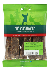 TiTBiT Желудок говяжий (пластинки) - мягкая упаковка 50 г