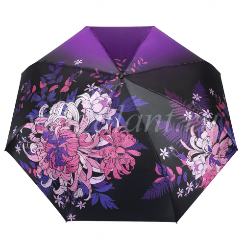 Зонт женский складной Caplier CA4046 сатиновый