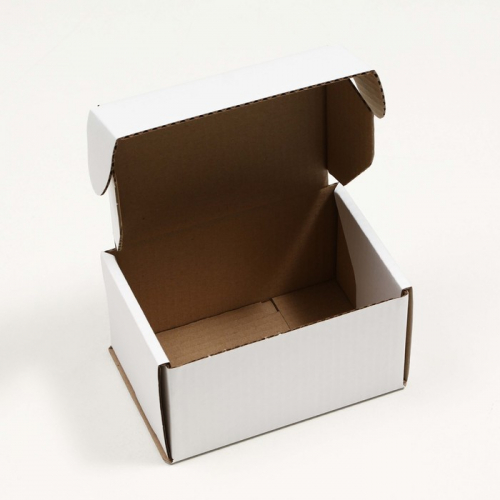 Коробка самосборная, белая, 17 x 12 x 10 см
