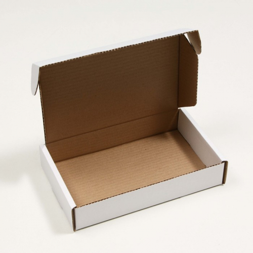 Коробка самосборная, белая, 26,5 x 16,5 x 5 см