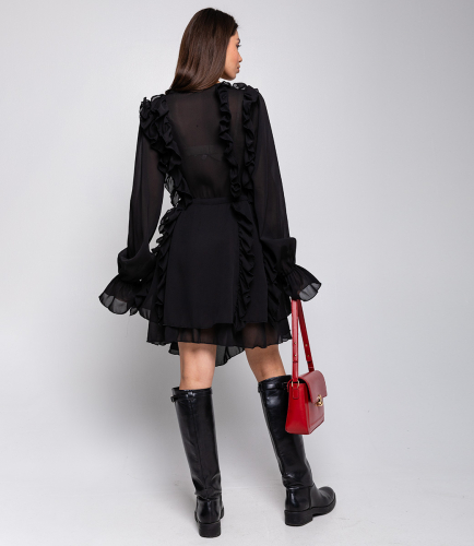 Ст.цена 1950руб.Платье #БШ2115, чёрный
